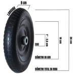 RODA PNEUMÁTICA 325 X 8